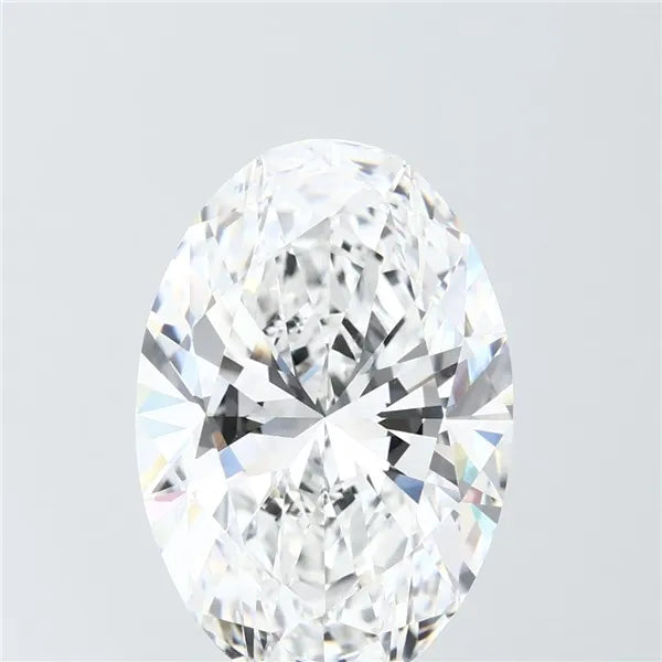 6.00ct Oval Lab Grown Diamond (Colour D, Clarity VVS2, IGI Certified)