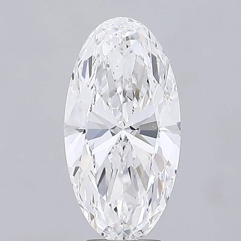 6.00ct Oval Lab Grown Diamond (Colour E, Clarity VS1, IGI Certified)