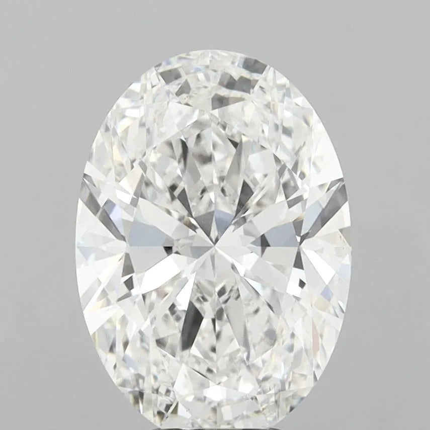 6.00ct Oval Lab Grown Diamond (Colour F, Clarity VVS2, IGI Certified)