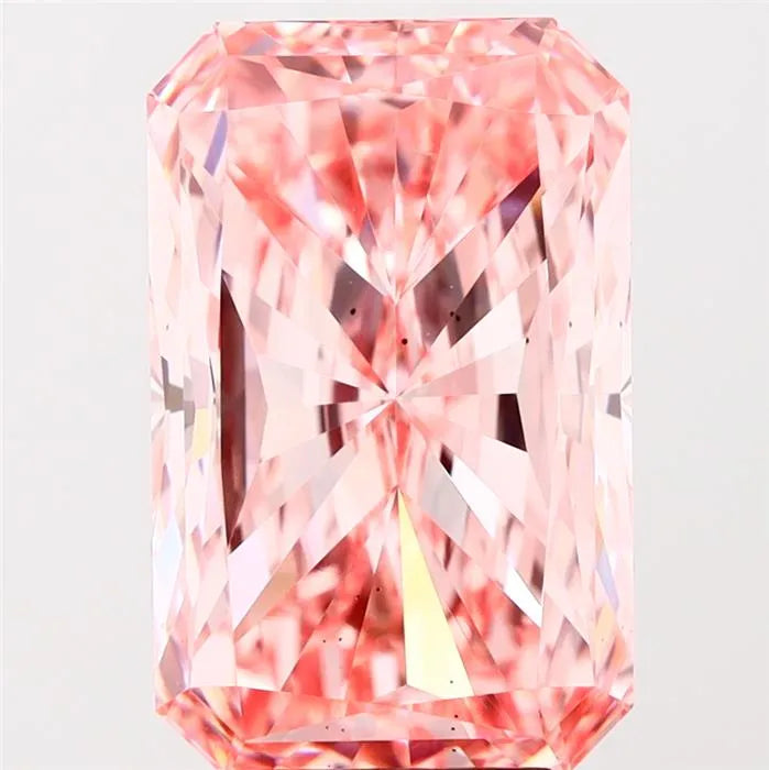 6.00ct Radiant Lab Grown Diamond (Colour Fancy Vivid Pink, Clarity VS2, IGI Certified)
