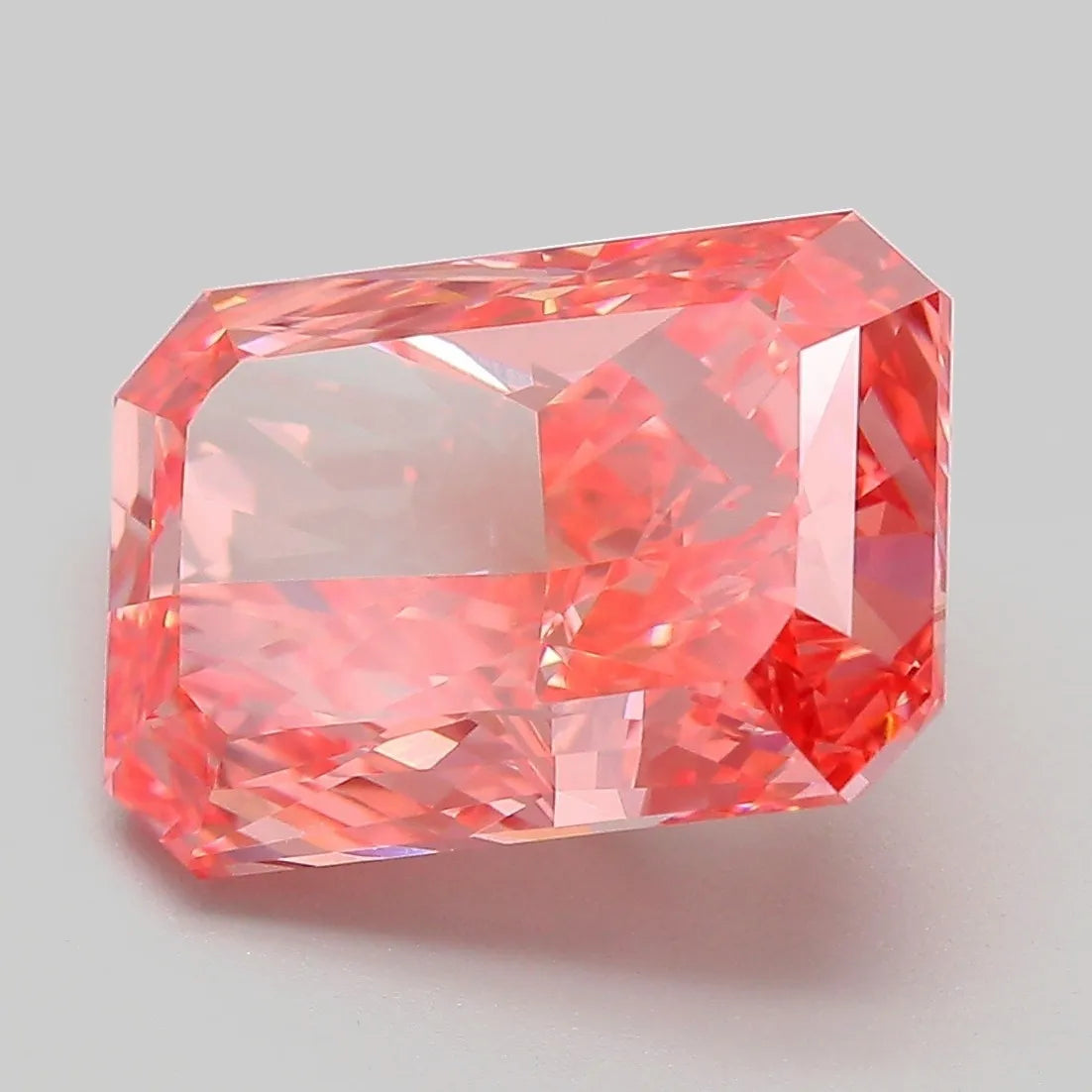 6.00ct Radiant Lab Grown Diamond (Colour Fancy Vivid Pink, Clarity VVS2, IGI Certified)