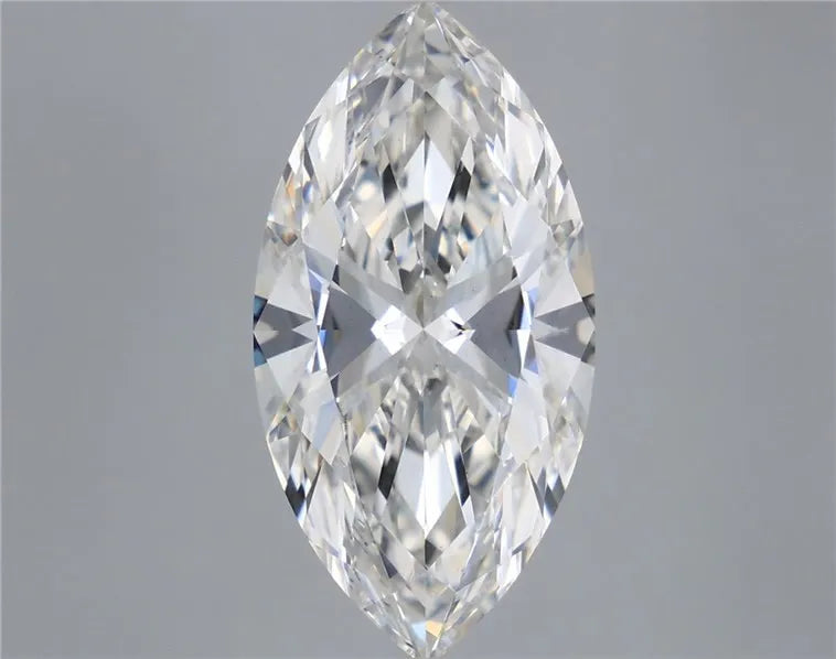 6.01ct Marquise Lab Grown Diamond (Colour Fancy Vivid Blue, Clarity VS1, IGI Certified)