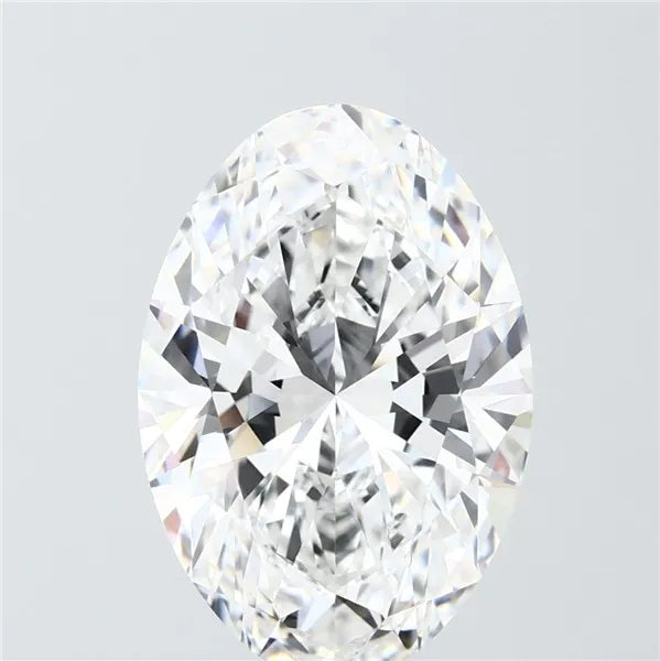 6.01ct Oval Lab Grown Diamond (Colour D, Clarity VVS2, IGI Certified)