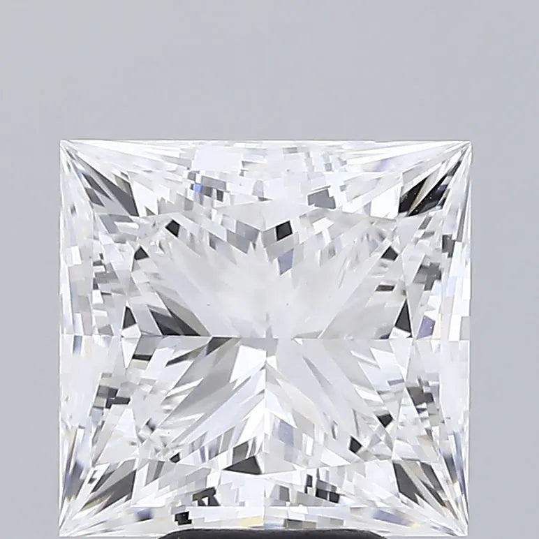 6.01ct Princess Lab Grown Diamond (Colour E, Clarity VVS2, IGI Certified)