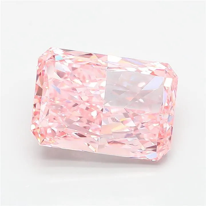 6.01ct Radiant Lab Grown Diamond (Colour Fancy Intense Pink, Clarity VS1, IGI Certified)