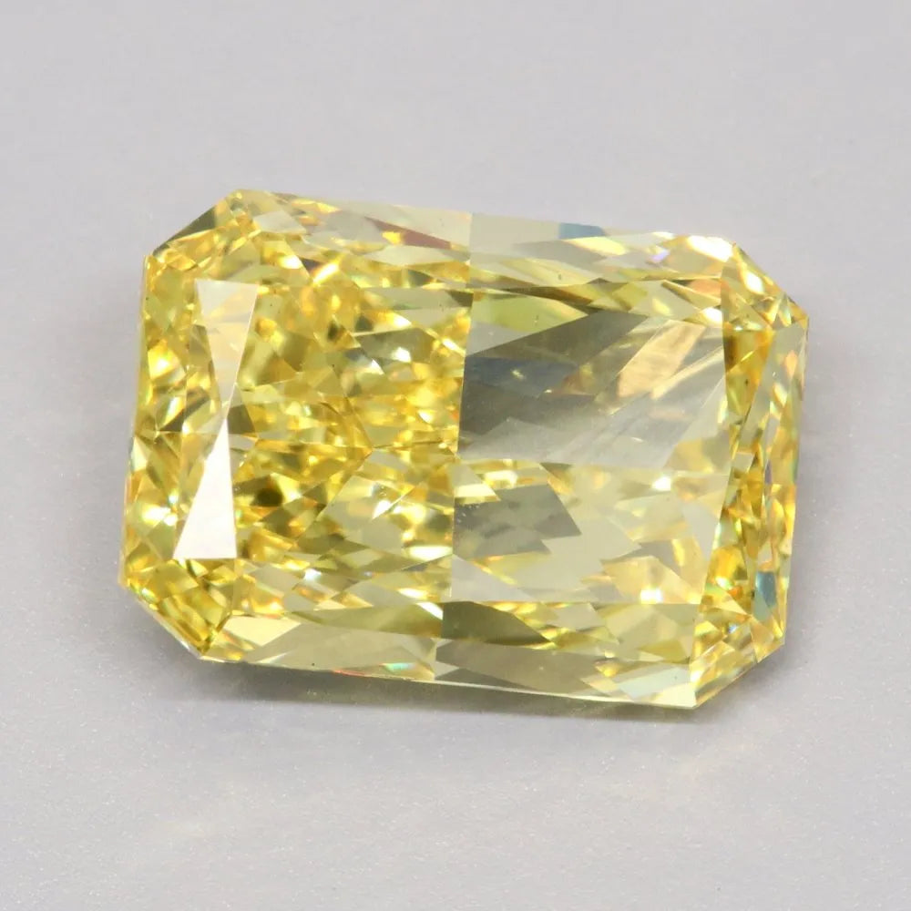 6.01ct Radiant Lab Grown Diamond (Colour Fancy Vivid Yellow, Clarity VS1, IGI Certified)