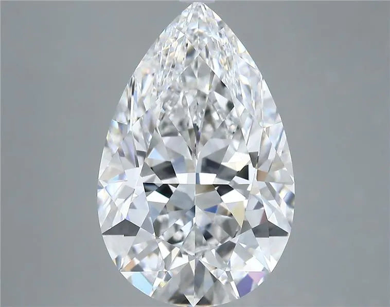 6.02ct Pear Natural Diamond (Colour D, Clarity FL, GIA Certified)