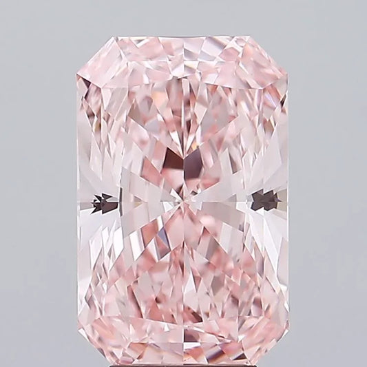 6.02ct Radiant Lab Grown Diamond (Colour Fancy Vivid Pink, Clarity VVS2, IGI Certified)