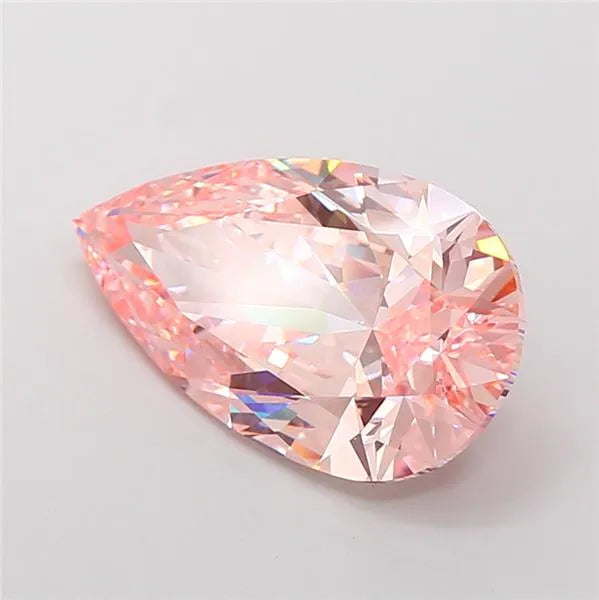 6.03ct Pear Lab Grown Diamond (Colour Fancy Vivid Pink, Clarity VVS2, IGI Certified)