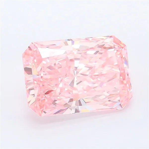 6.03ct Radiant Lab Grown Diamond (Colour Fancy Vivid Pink, Clarity VVS2, IGI Certified)
