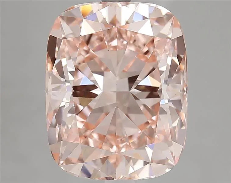 6.04ct Cushion modified Lab Grown Diamond (Colour Fancy Vivid Pink, Clarity VS1, IGI Certified)