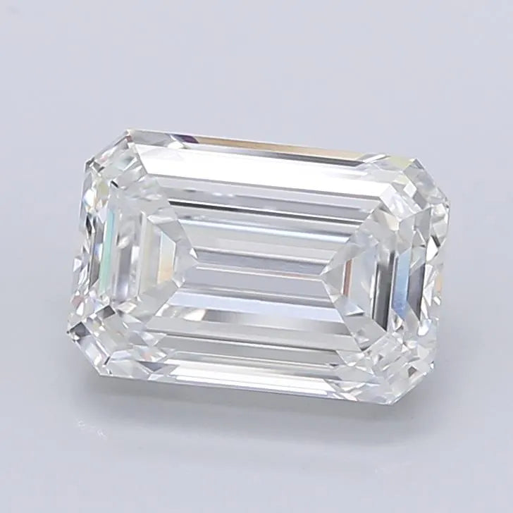 6.05ct Emerald Lab Grown Diamond (Colour D, Clarity IF, IGI Certified)