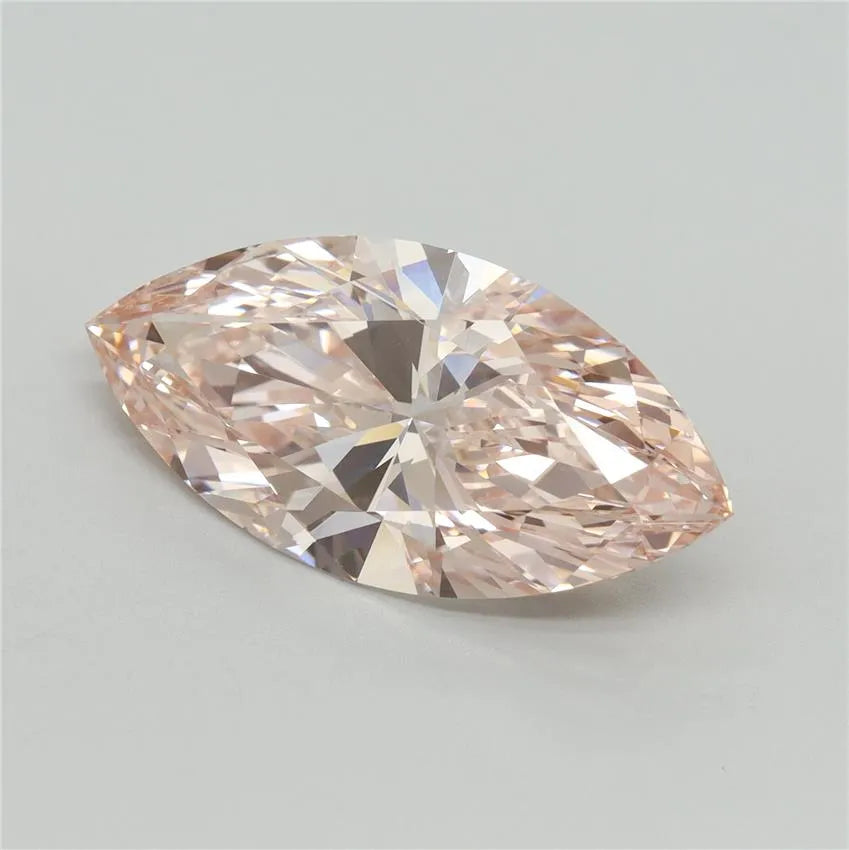 6.05ct Marquise Lab Grown Diamond (Colour Fancy Intense Pink, Clarity VVS2, IGI Certified)