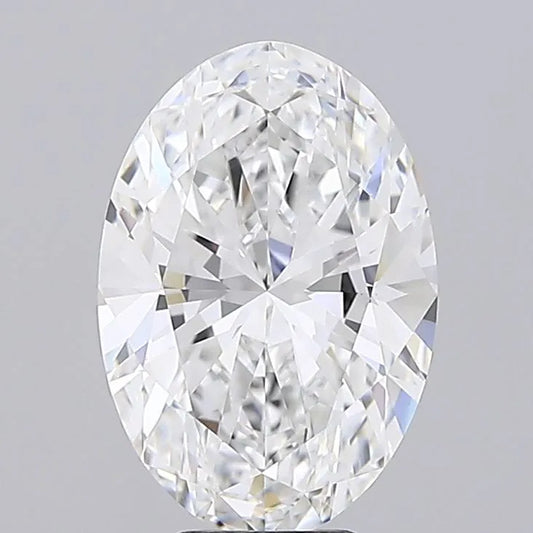 6.05ct Oval Lab Grown Diamond (Colour D, Clarity VVS2, IGI Certified)