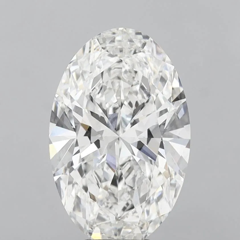 6.05ct Oval Lab Grown Diamond (Colour E, Clarity VVS2, IGI Certified)