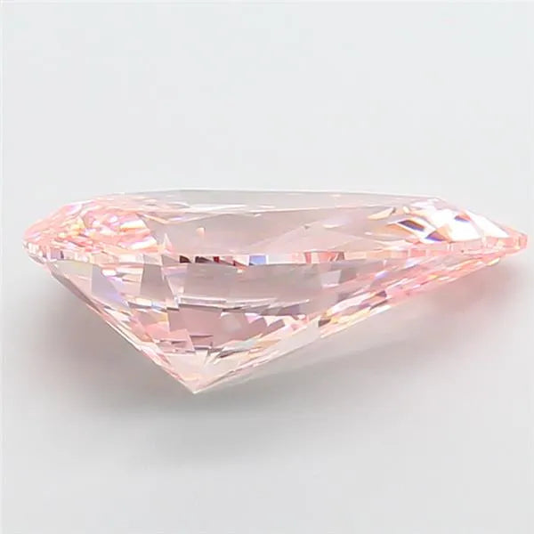 6.05ct Pear Lab Grown Diamond (Colour Fancy Vivid Pink, Clarity VS1, IGI Certified)