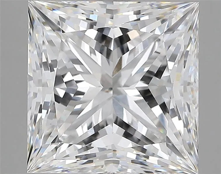 6.05ct Princess Lab Grown Diamond (Colour E, Clarity VVS2, IGI Certified)