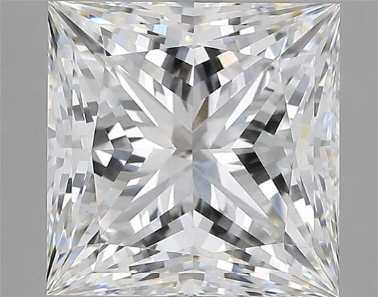6.05ct Princess Lab Grown Diamond (Colour E, Clarity VVS2, IGI Certified)