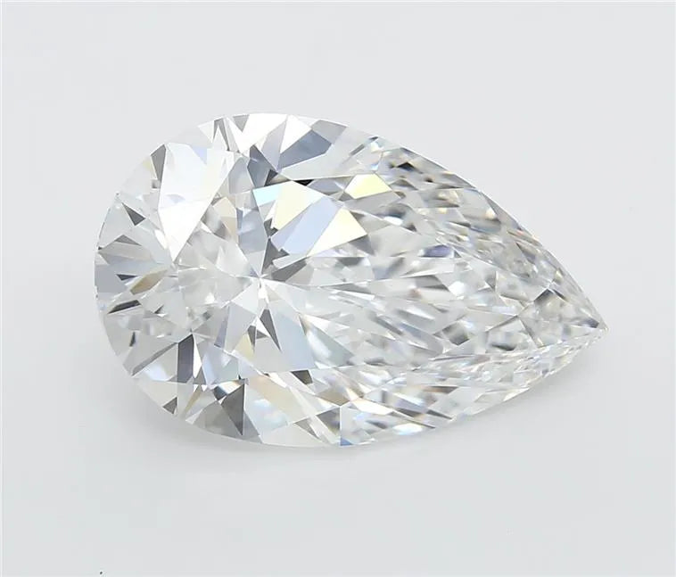 6.07ct Pear Lab Grown Diamond (Colour E, Clarity VVS2, GIA Certified)