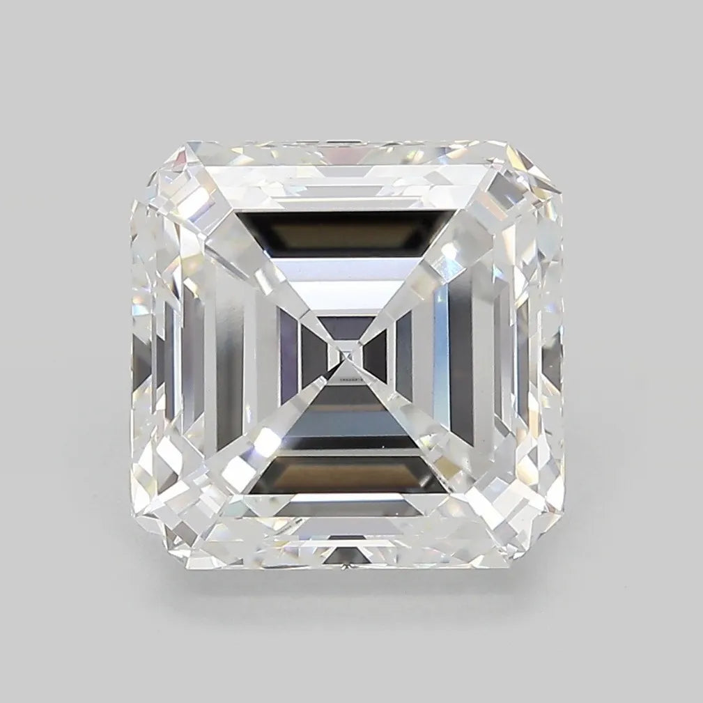 6.08ct Asscher Lab Grown Diamond (Colour E, Clarity VVS2, IGI Certified)