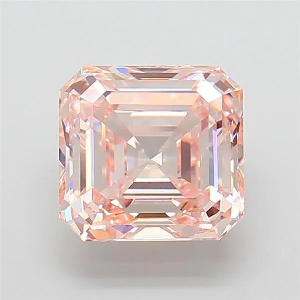 6.08ct Asscher Lab Grown Diamond (Colour Fancy Intense Pink, Clarity VVS2, IGI Certified)