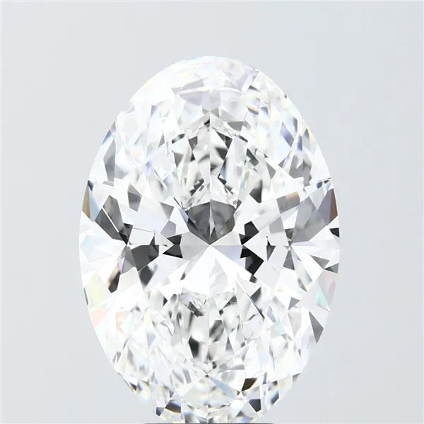 6.08ct Oval Lab Grown Diamond (Colour D, Clarity VVS2, IGI Certified)