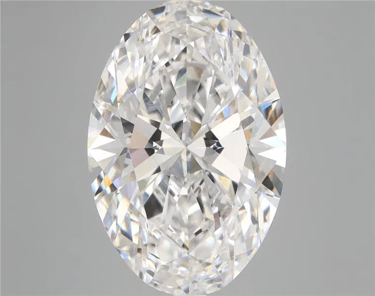 6.08ct Oval Lab Grown Diamond (Colour D, Clarity VVS2, IGI Certified)