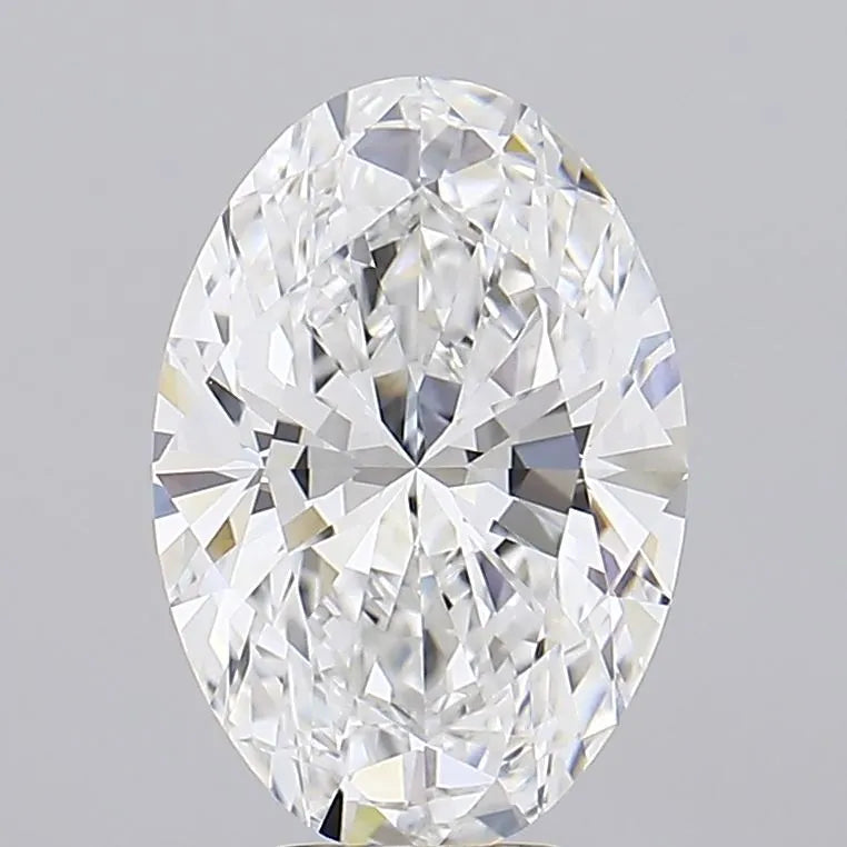 6.08ct Oval Lab Grown Diamond (Colour D, Clarity VVS2, IGI Certified)