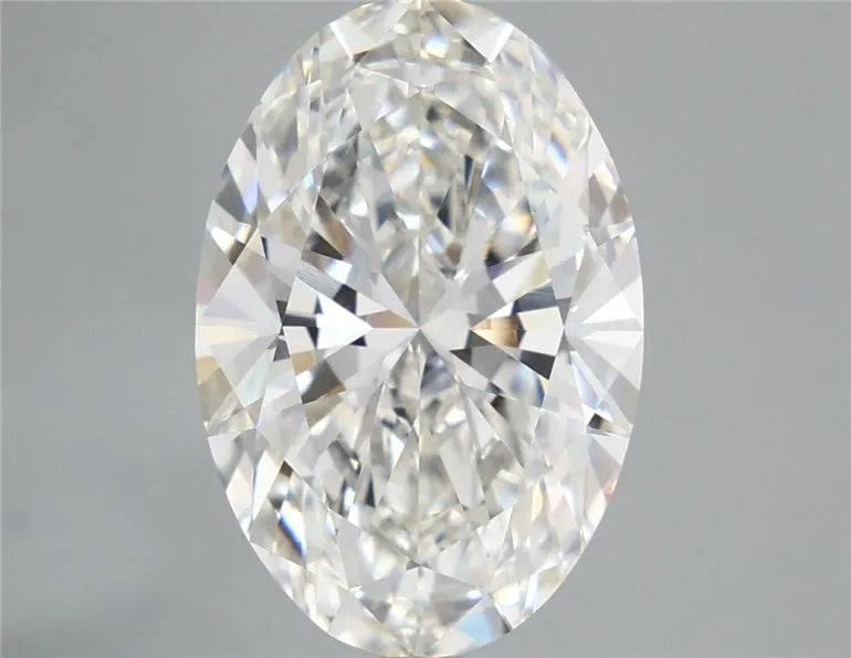 6.08ct Oval Lab Grown Diamond (Colour H, Clarity VVS2, IGI Certified)