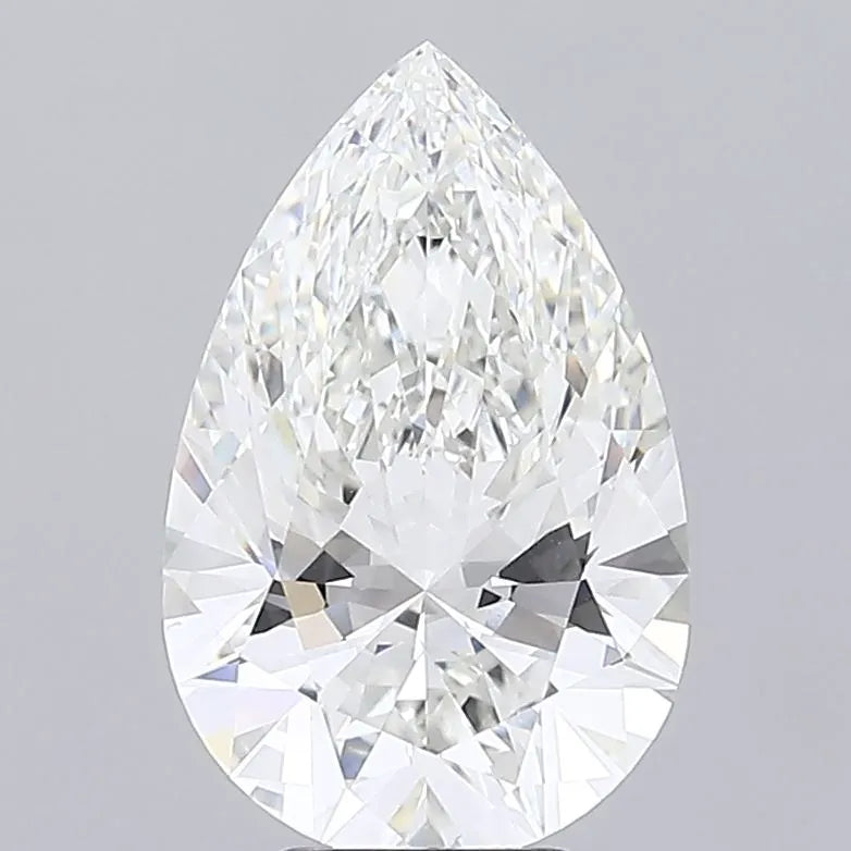 6.08ct Pear Lab Grown Diamond (Colour G, Clarity VVS1, IGI Certified)
