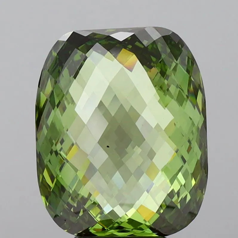 6.08ct Rose cut Lab Grown Diamond (Colour Fancy Vivid Green, Clarity VS2, IGI Certified)