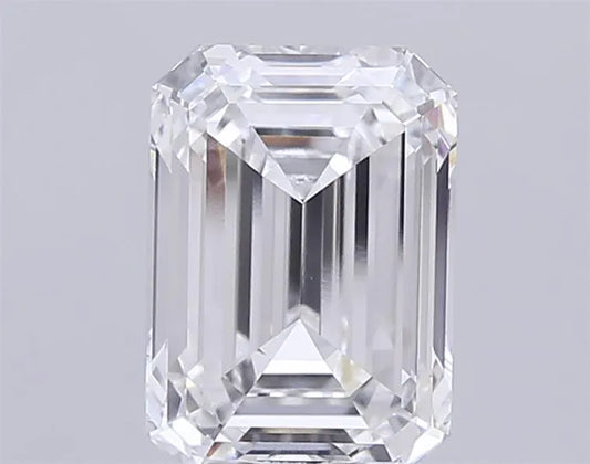 6.09ct Emerald Lab Grown Diamond (Colour D, Clarity VVS1, IGI Certified)
