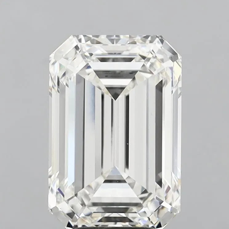 6.10ct Emerald Lab Grown Diamond (Colour F, Clarity VVS2, IGI Certified)
