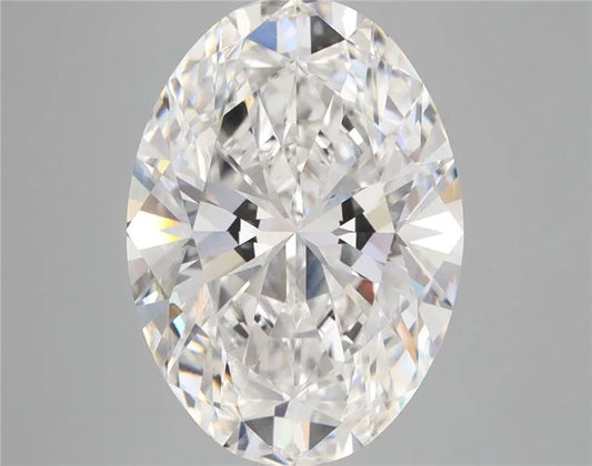 6.10ct Oval Lab Grown Diamond (Colour D, Clarity VS1, IGI Certified)