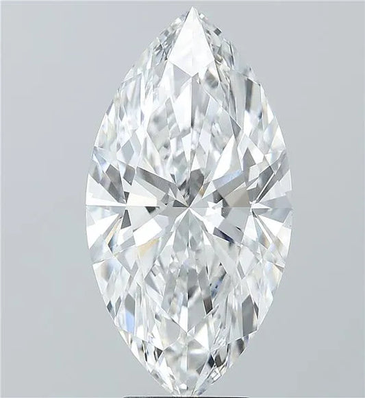 6.11ct Marquise Lab Grown Diamond (Colour F, Clarity VVS2, IGI Certified)