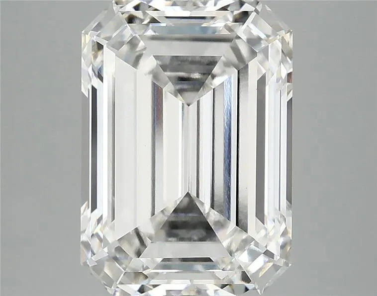 6.13ct Emerald Lab Grown Diamond (Colour F, Clarity VVS2, IGI Certified)