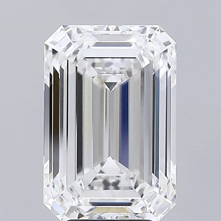 6.16ct Emerald Lab Grown Diamond (Colour F, Clarity VVS2, IGI Certified)