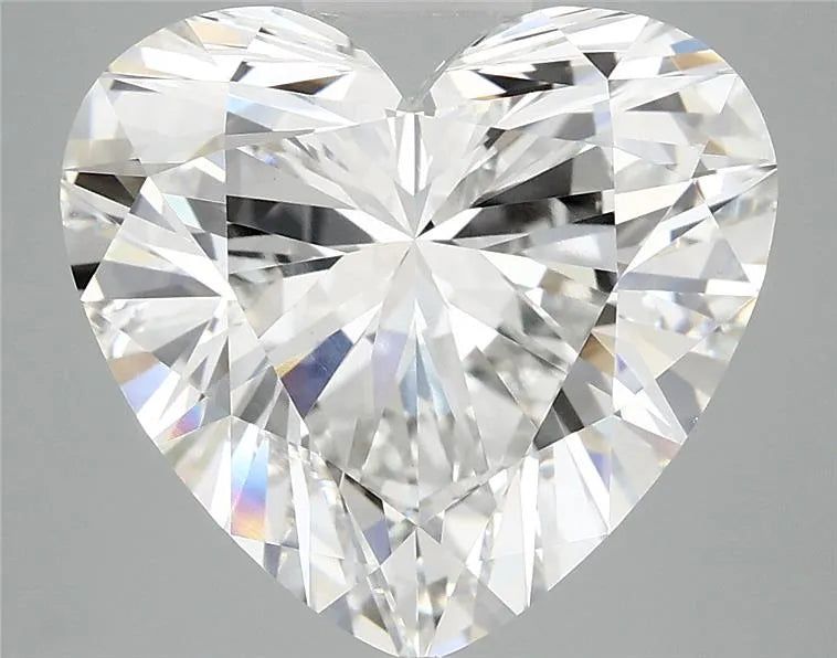 6.16ct Heart Lab Grown Diamond (Colour E, Clarity VVS2, IGI Certified)