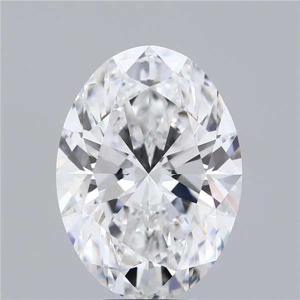 6.16ct Oval Lab Grown Diamond (Colour D, Clarity VVS2, GIA Certified)