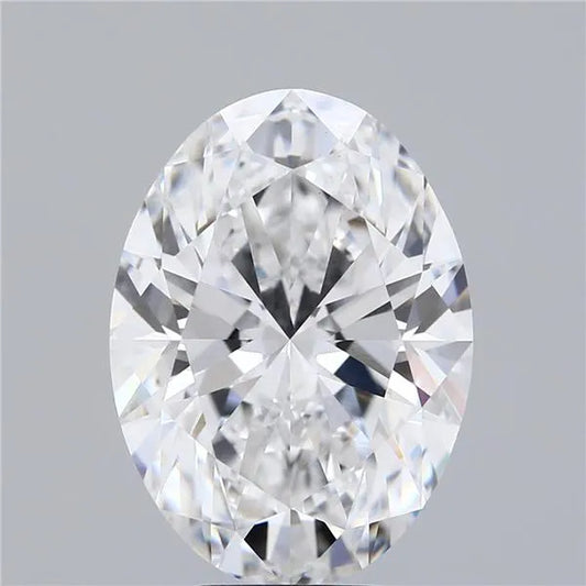 6.16ct Oval Lab Grown Diamond (Colour D, Clarity VVS2, GIA Certified)
