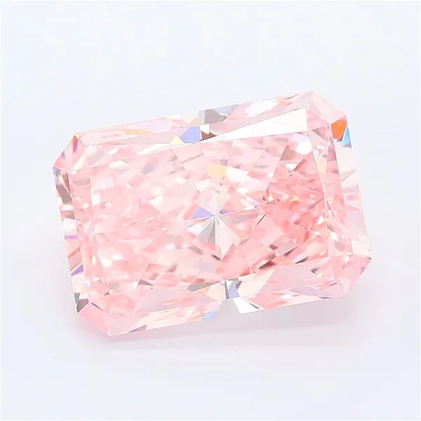6.22ct Radiant Lab Grown Diamond (Colour Fancy Vivid Pink, Clarity VVS2, IGI Certified)