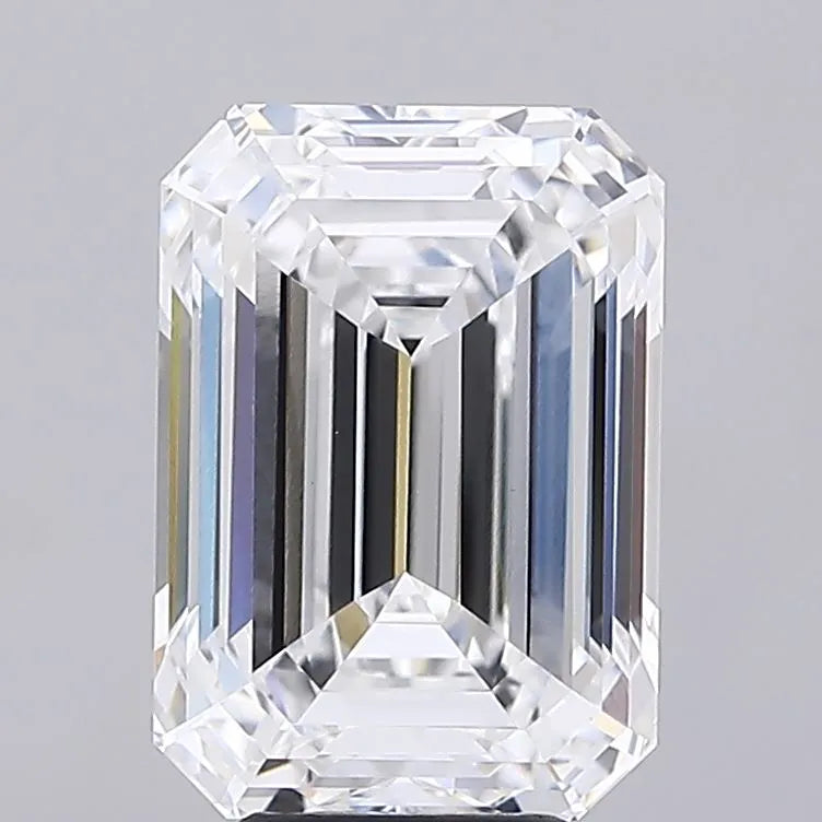 6.34ct Emerald Lab Grown Diamond (Colour D, Clarity VVS2, IGI Certified)