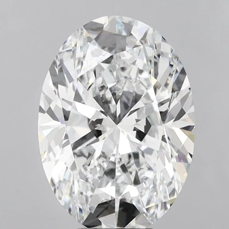 6.44ct Oval Lab Grown Diamond (Colour E, Clarity VVS1, IGI Certified)