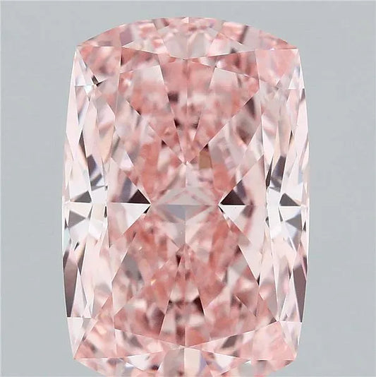 6.45ct Cushion modified Lab Grown Diamond (Colour Fancy Intense Pink, Clarity VVS2, IGI Certified)