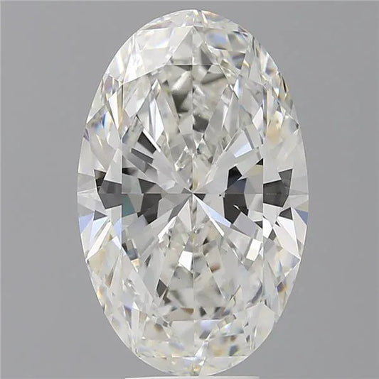 6.50ct Oval Lab Grown Diamond (Colour F, Clarity VVS2, IGI Certified)