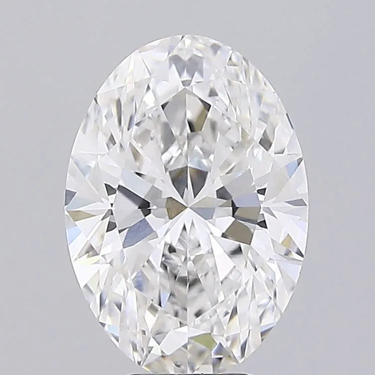 6.51ct Oval Lab Grown Diamond (Colour E, Clarity VVS2, IGI Certified)