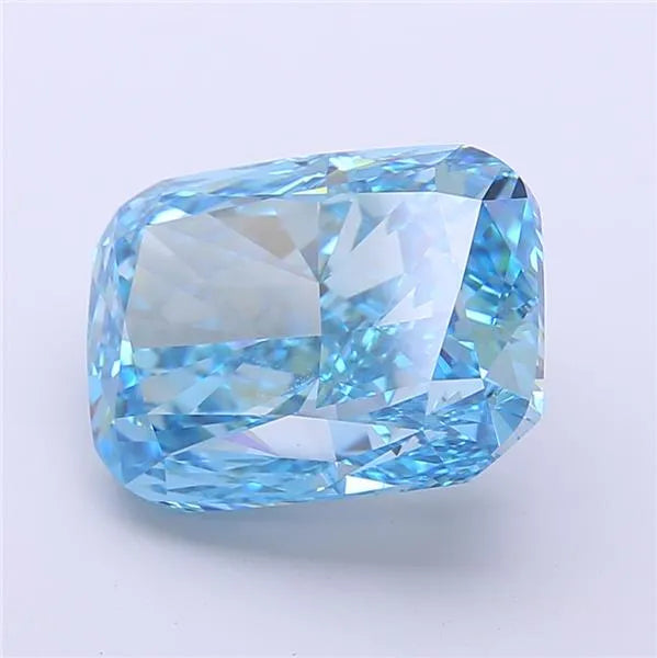 6.52ct Cushion modified Lab Grown Diamond (Colour Fancy Vivid Blue, Clarity VVS2, IGI Certified)