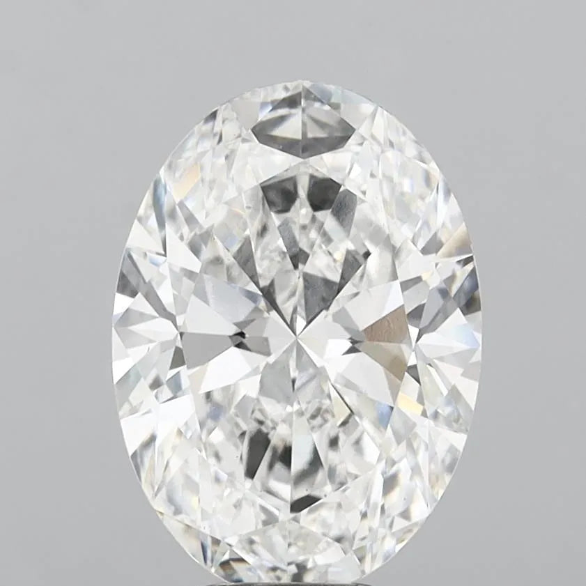 6.52ct Oval Lab Grown Diamond (Colour E, Clarity VVS2, IGI Certified)