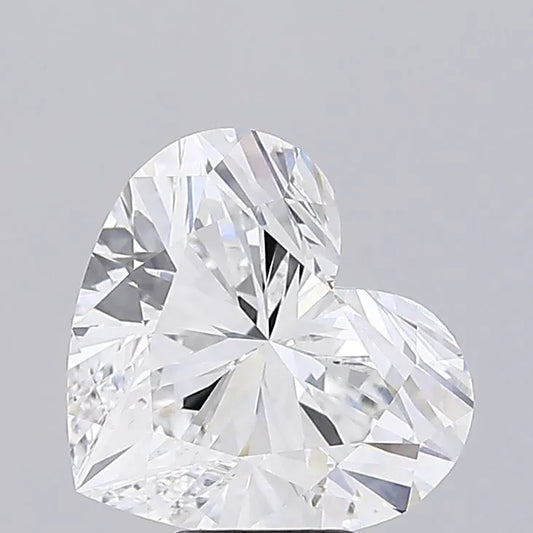 6.53ct Heart Lab Grown Diamond (Colour E, Clarity VVS1, IGI Certified)