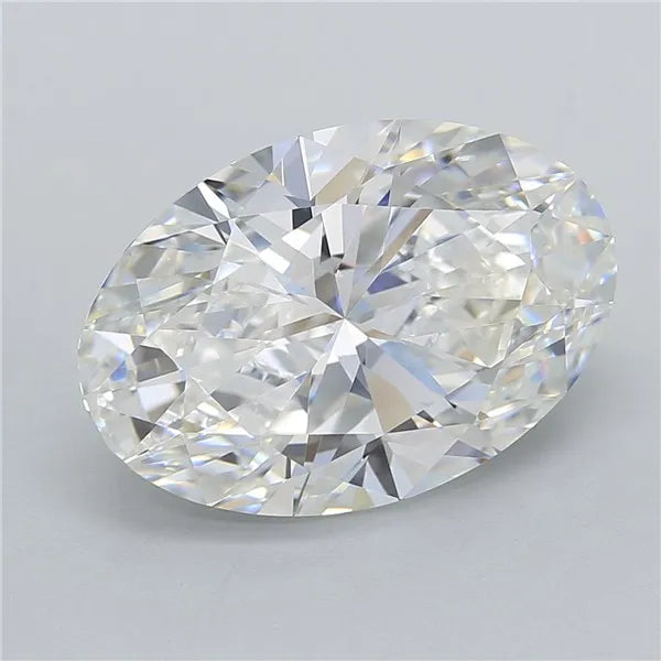 6.53ct Oval Lab Grown Diamond (Colour F, Clarity VVS2, IGI Certified)
